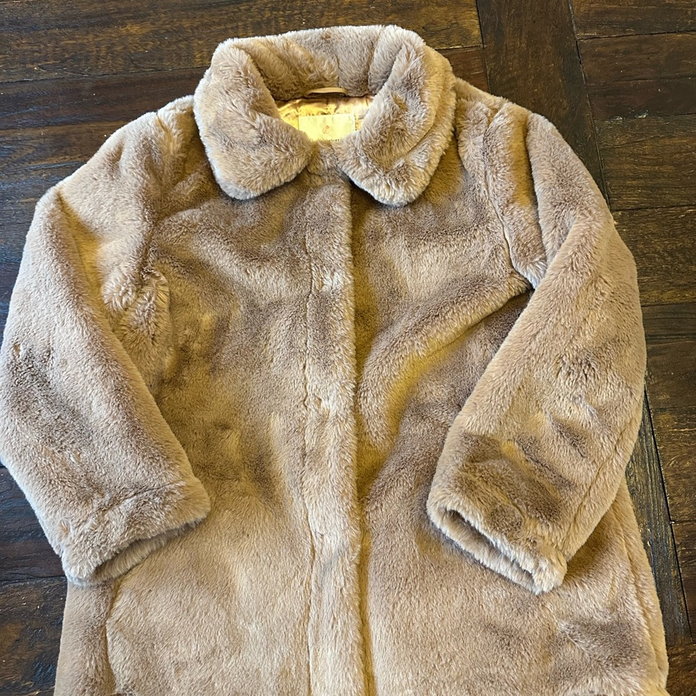 Urban Republic Plush Tan Kids Coat